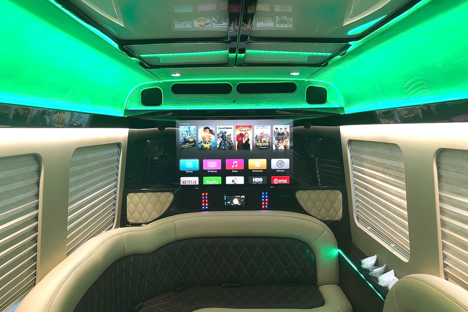 12 PAX MERCEDES PARTY BUS exterior 2