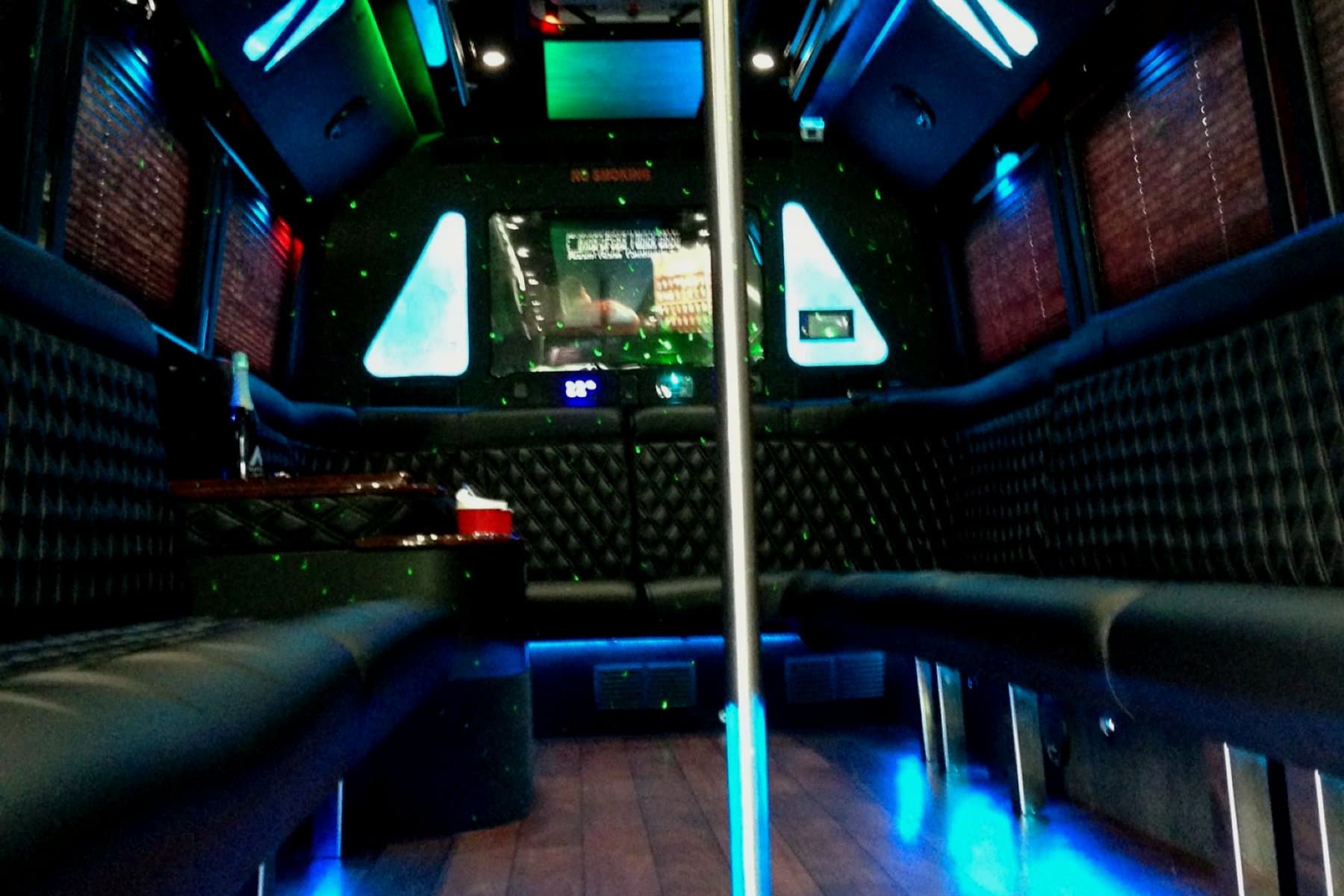 24 Passenger Party Limo Bus exterior 4