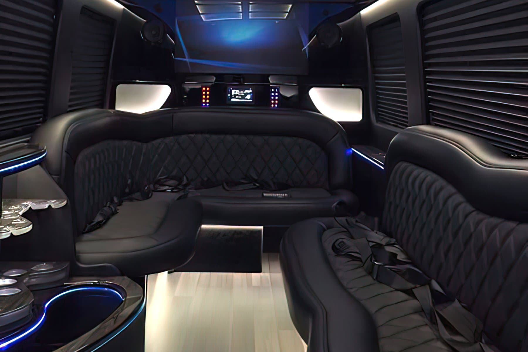 14 PAX Mercedez Benz Sprinter Party Bus exterior 2