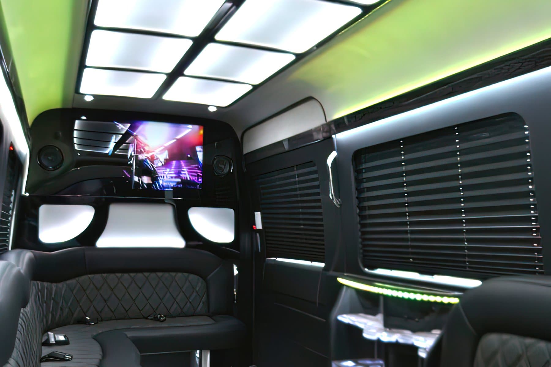 14 PAX Mercedez Benz Sprinter Party Bus exterior 5