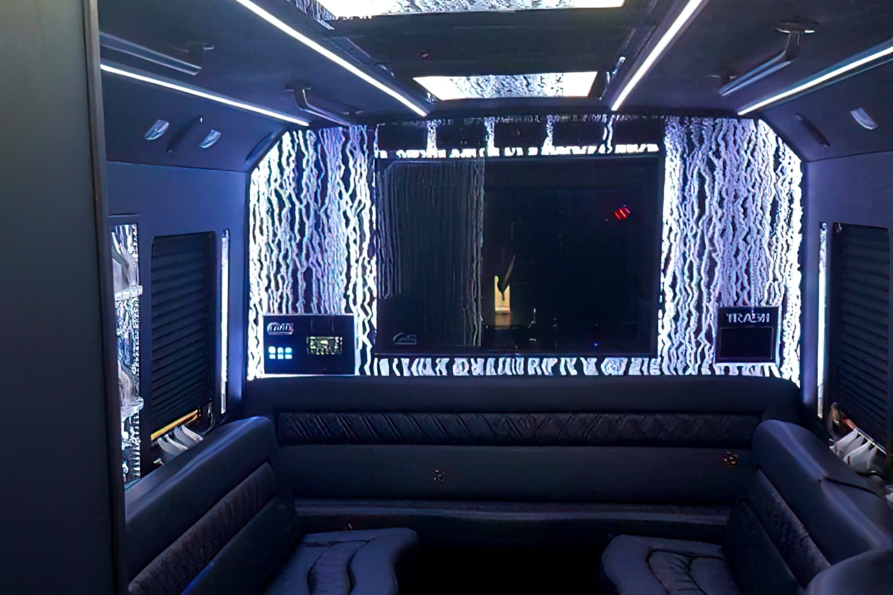 25 PAX Limo Bus With Bathroom exterior 3
