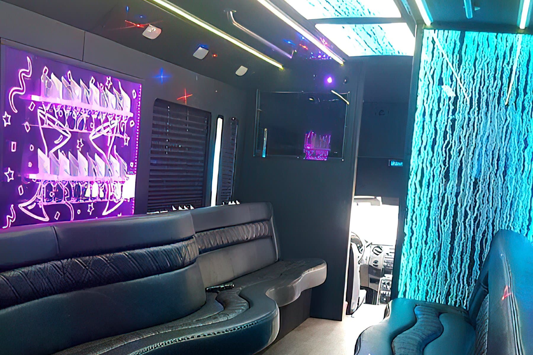 25 PAX Limo Bus With Bathroom exterior 4