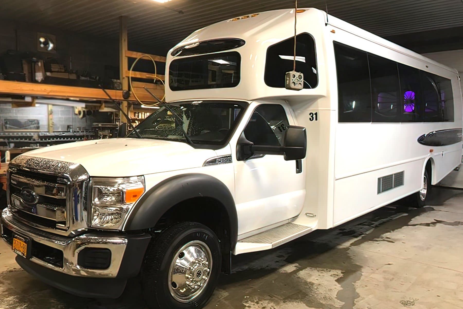 30 PAX Coach Limo Bus exterior 2