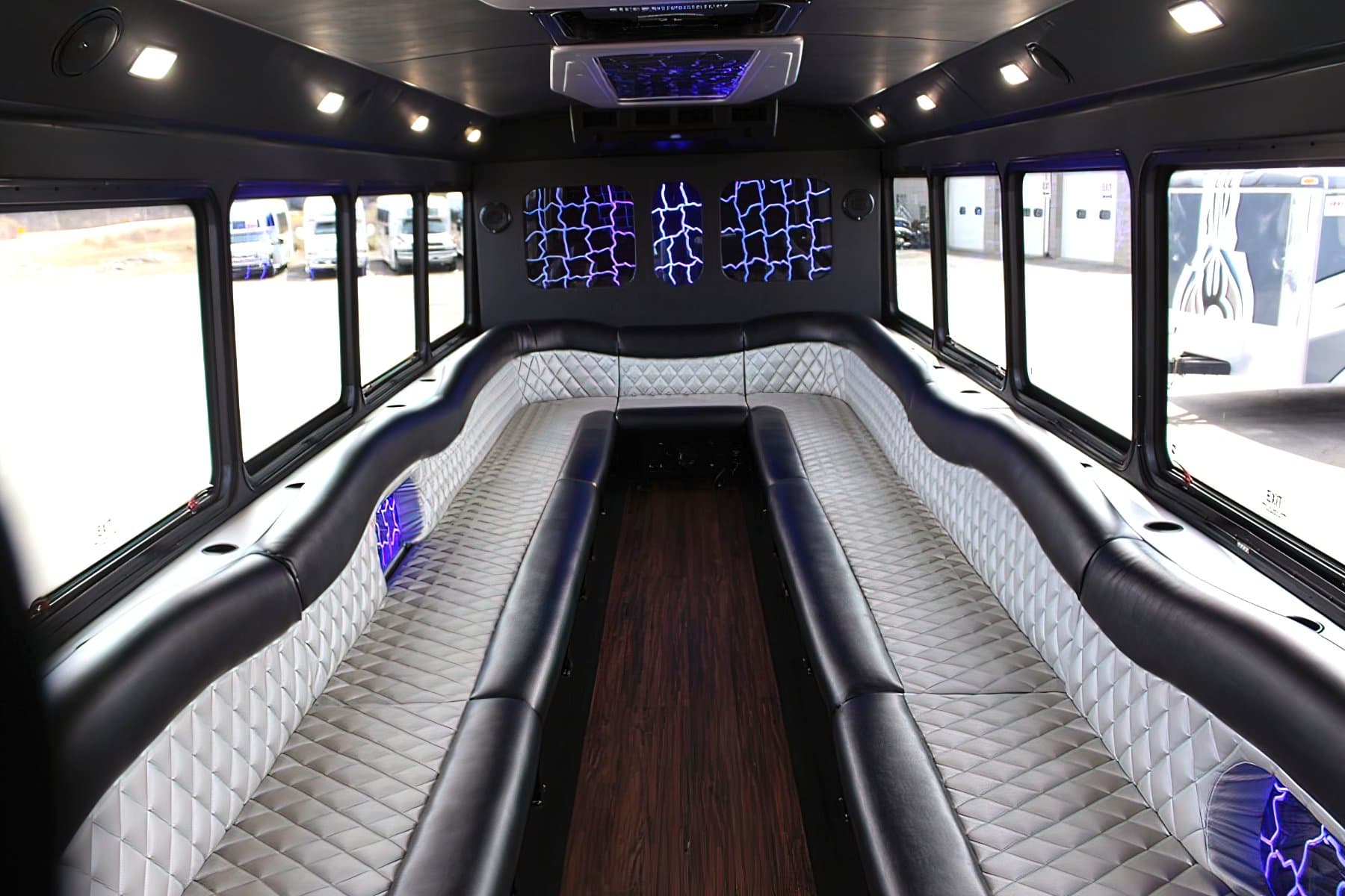 30 PAX Coach Limo Bus exterior 3