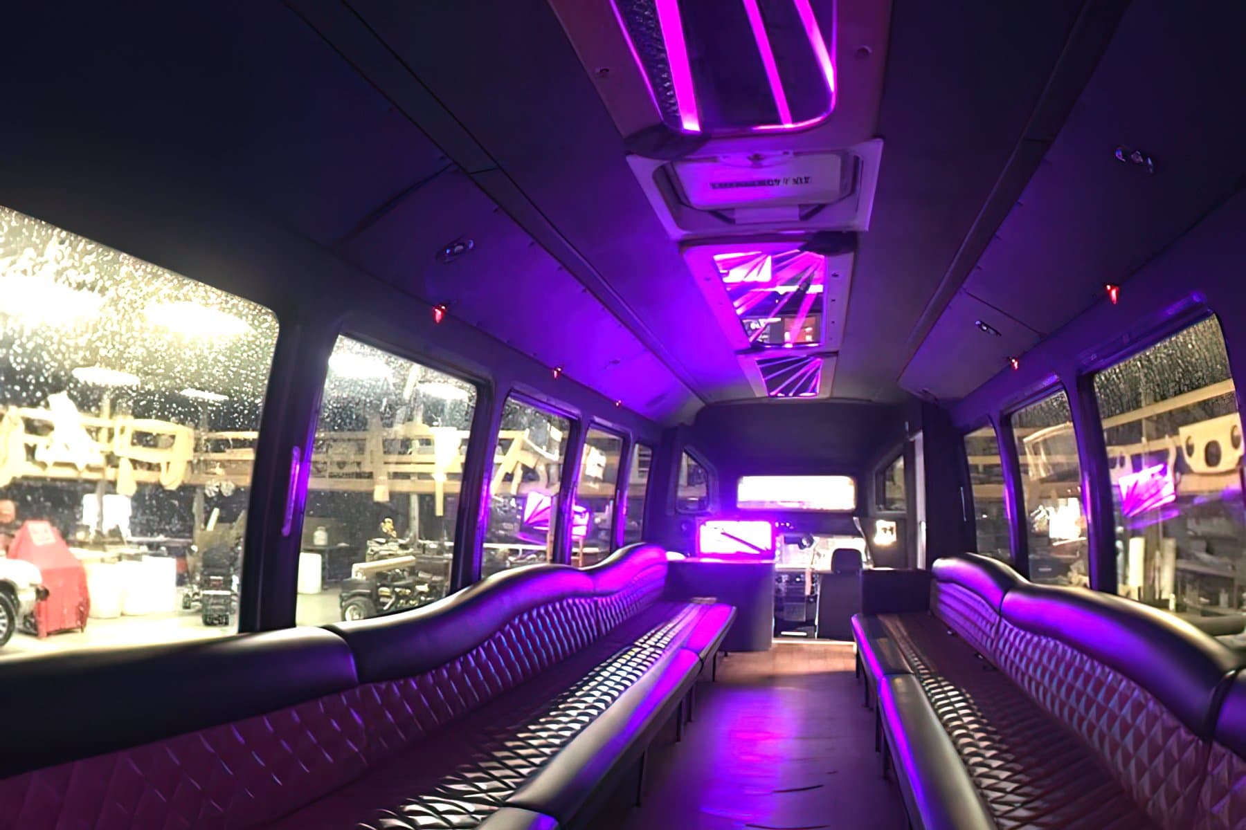 30 PAX Coach Limo Bus exterior 5