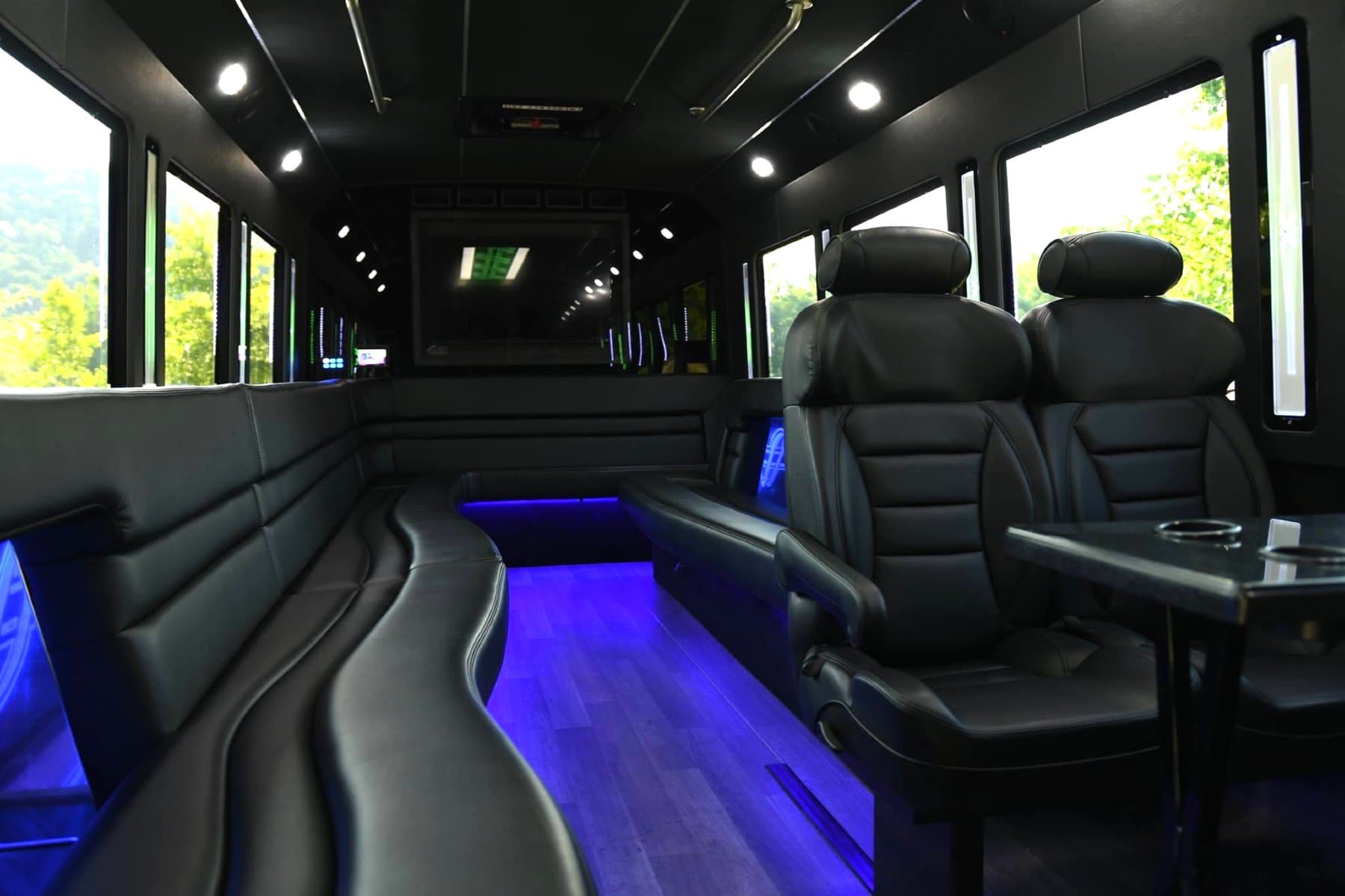25 Passenger Limousine Bus exterior 2