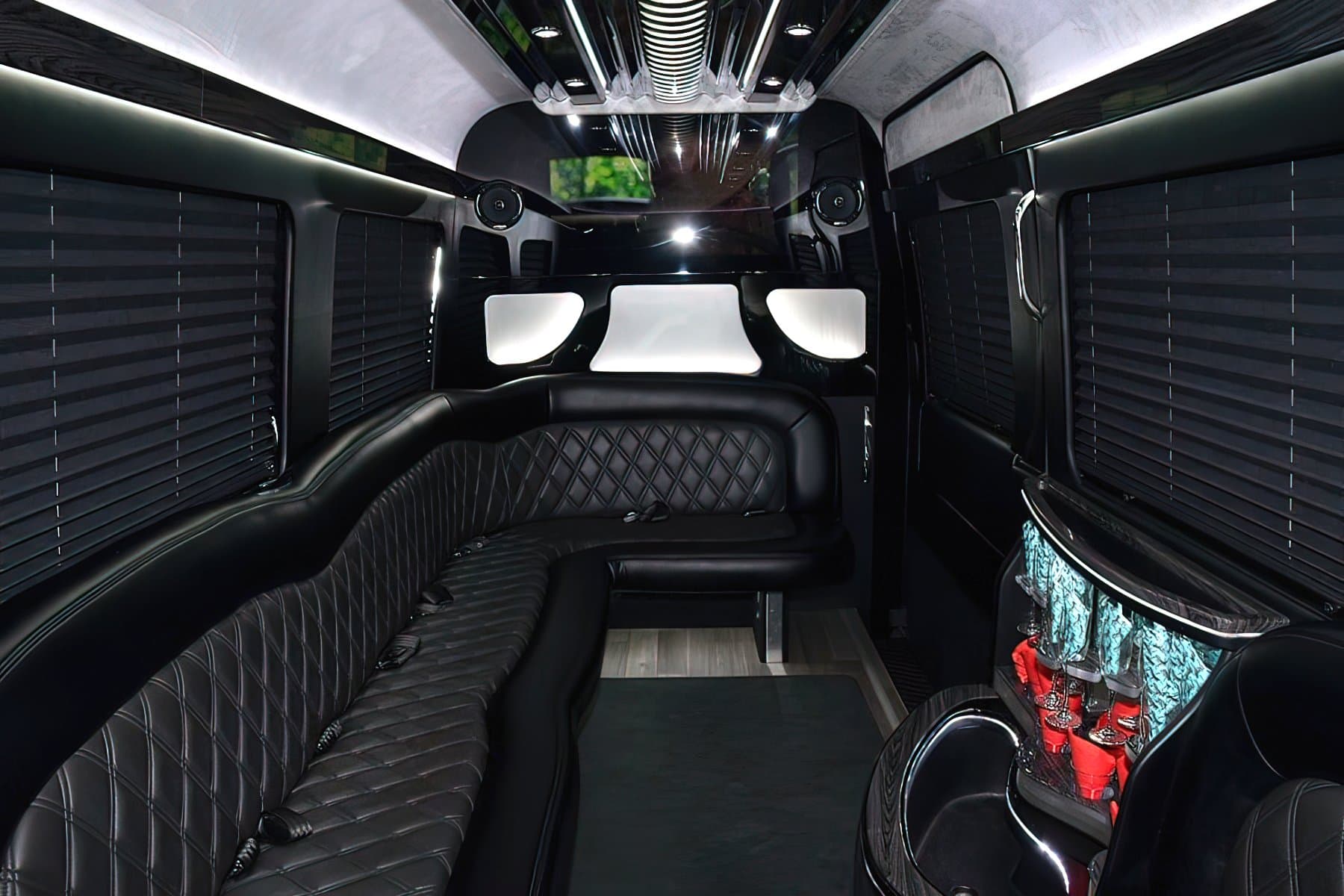 12 PAX MERCEDES PARTY BUS exterior 5