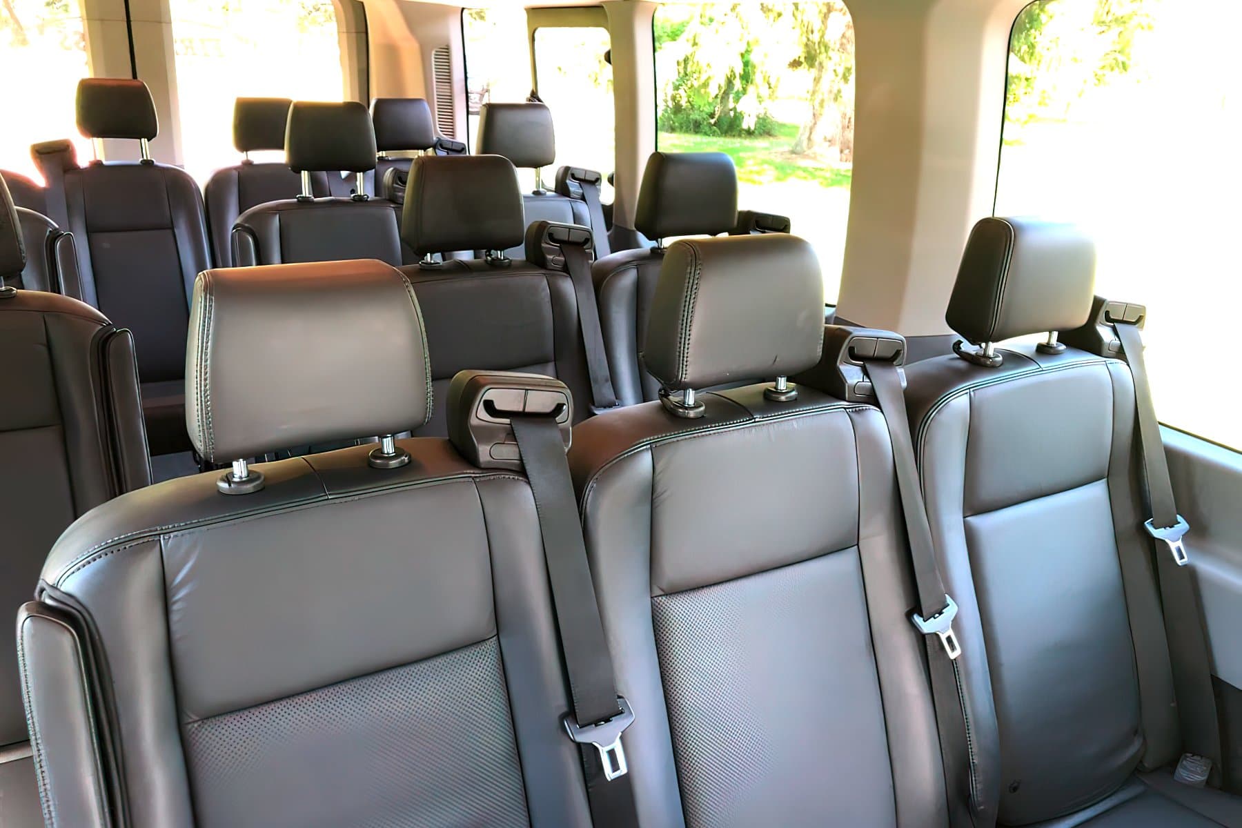 14 PAX Ford Transit Shuttle exterior 3