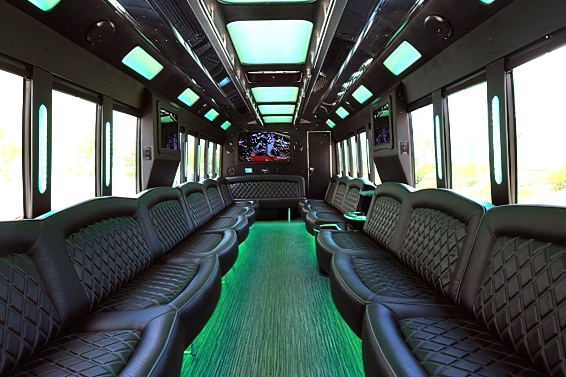45 PAX Party Limo Bus exterior 2