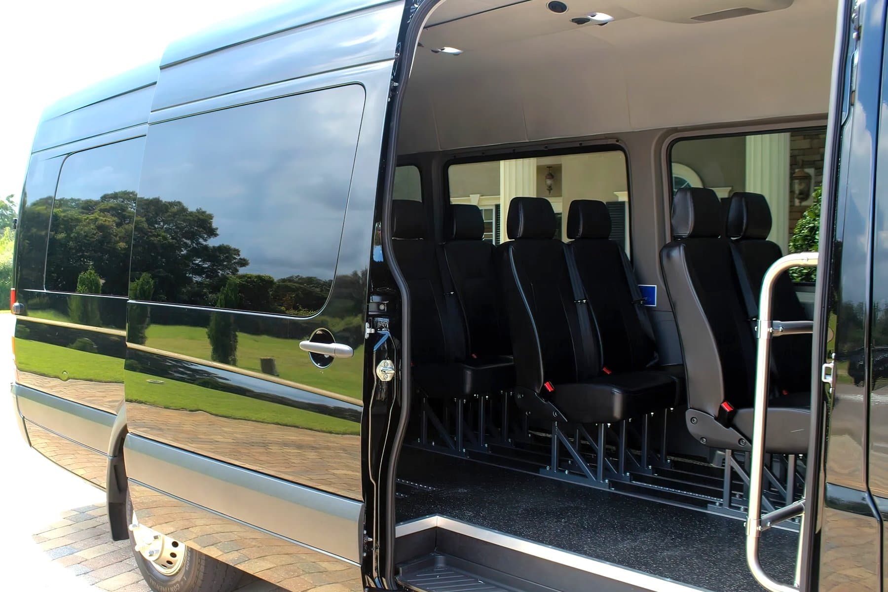 14 PAX Mercedes Sprinter Van exterior 3