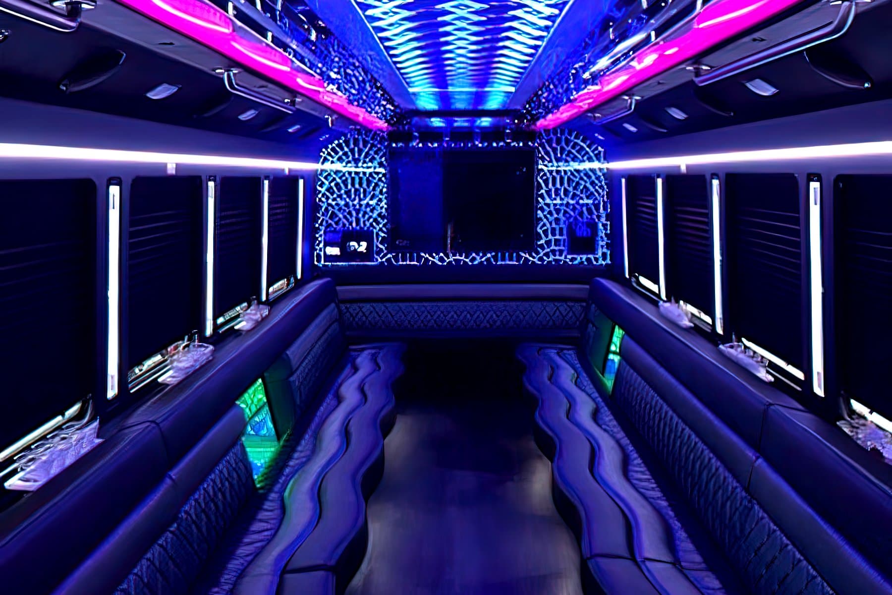 38 PAX Executive Party Bus exterior 2