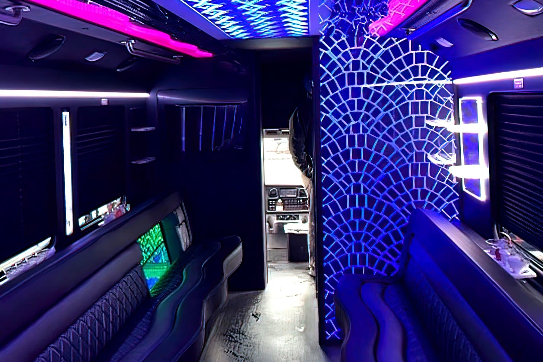 38 PAX Executive Party Bus exterior 3