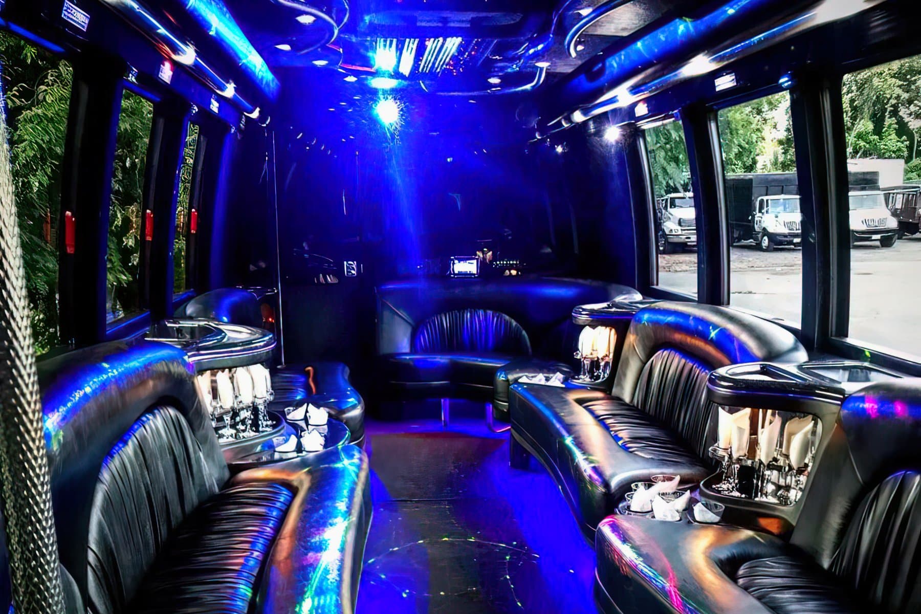 26 PAX Party Bus With Bathroom exterior 3