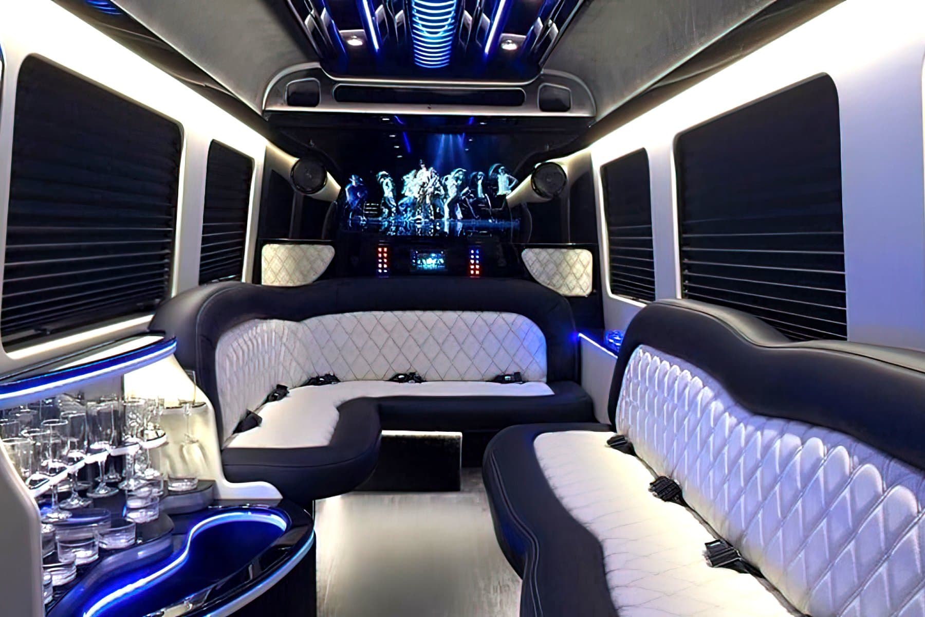 12 PAX Mercedes Sprinter Limousine - Van for charter