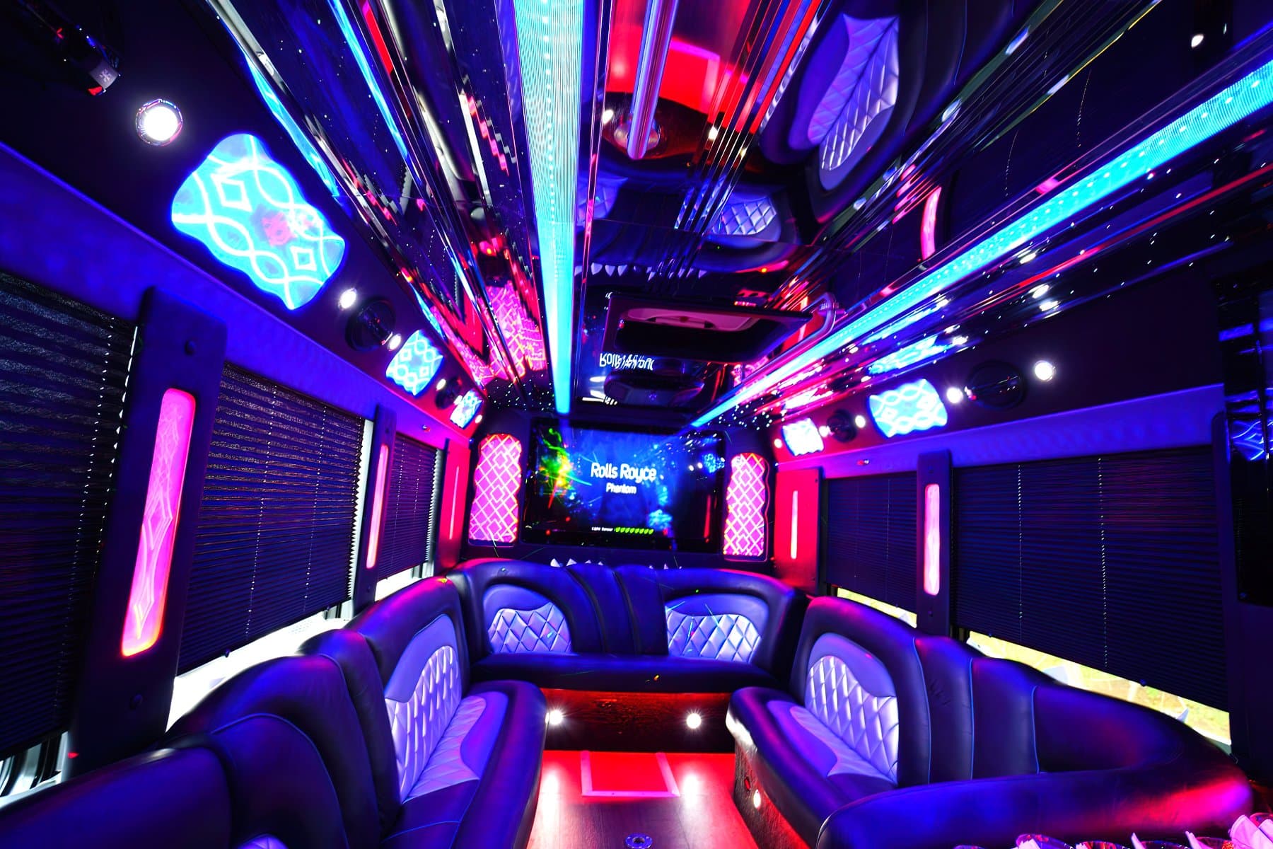 42 Passenger Party Bus exterior 3