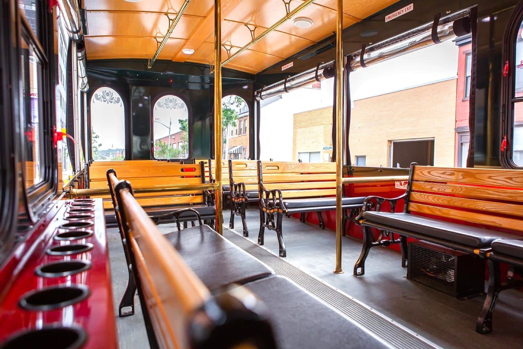 Red Trolley exterior 2